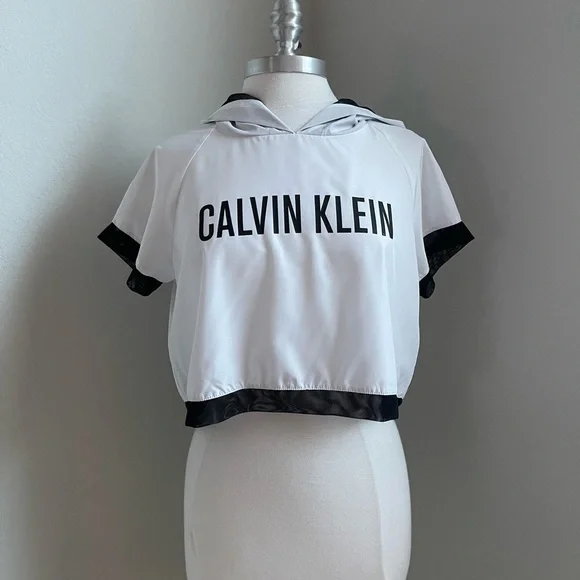 NWOT (New Without Tag) CALVIN KLEIN Hoodie / Crop Top - Picture 6 of 16
